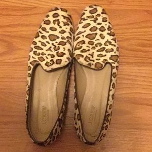 J. Crew Collection Cheetah Print Loafer Flats